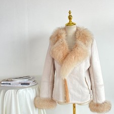Giacca Moto Donna Panna