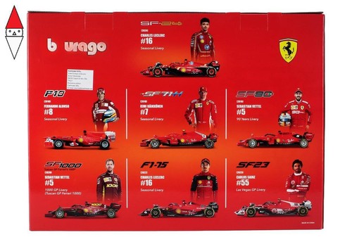Burago ferrari set 7x - burago,
