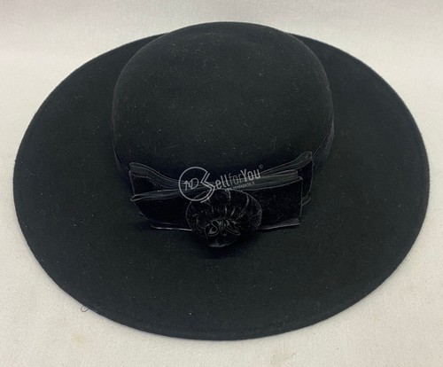 Cappello donna feltro nero - feltro,