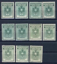 Grecia set entrate 1936 MH