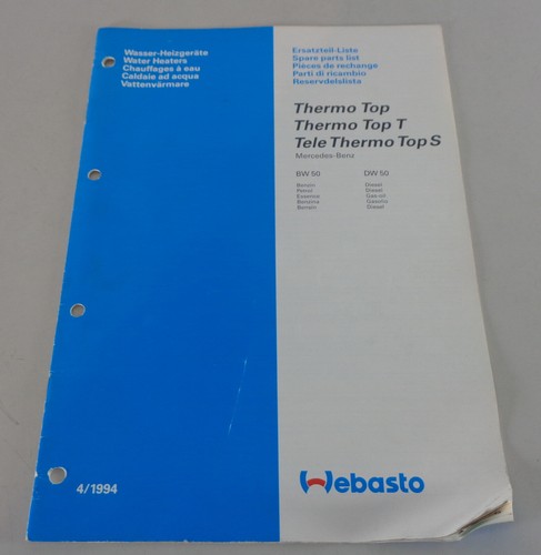 Catalogo ricambi webasto - catalogo,