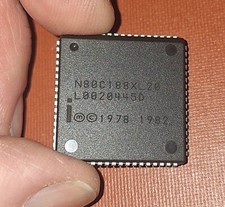 CPU VINTAGE PLCC INTEL 188
