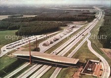 Autostrada linea Hansa casa di servizio ponte Dammer Berg
