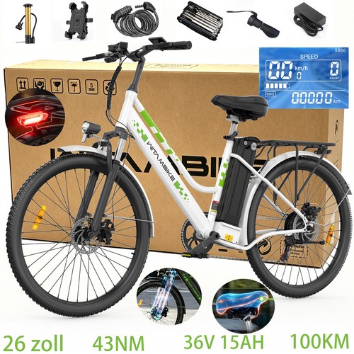 Bicicletta elettrica - elettrica, 26