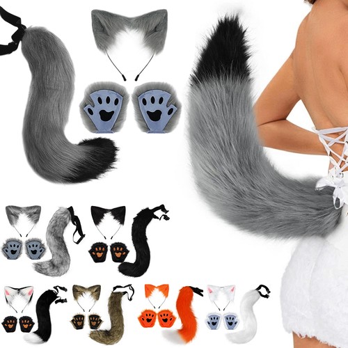 Set orecchie coda - coda, peluche