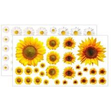 2 Set Adesivi Murali Fiori