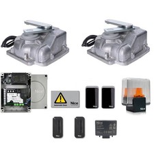 Kit Automazione Motore 24V Interrato Per Cancelli a Battente NICE MFAB3024BDKCE