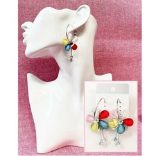 Orecchini Cerchio con Fiori