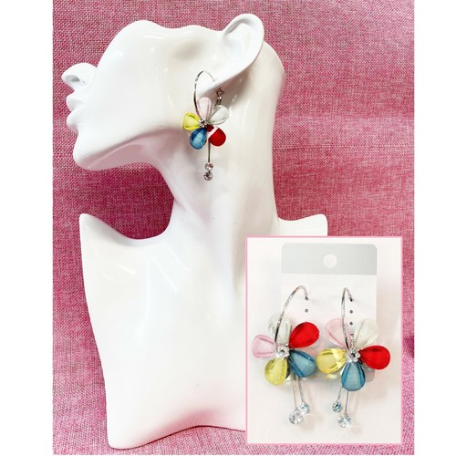 Orecchini cerchio con - con, fiori