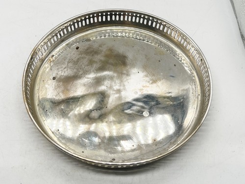 Vintage piatto argento - vintage, rotondo