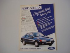 advertising Pubblicità 1988 FORD SIERRA