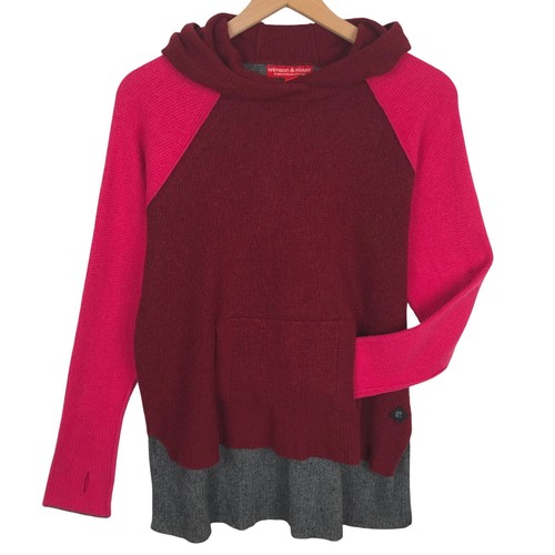 Maglione con cappuccio - , krimson