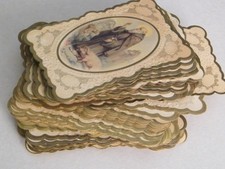 grosso lotto di santini antichi fustellati e in rilievo