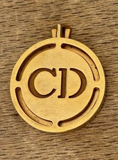 Pendentif Christian Dior Diffuseur de Parfum Paris « Dioressence » Doré