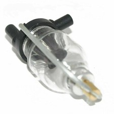 Filtro carburante benzina ciotola di vetro adatto per Royal Enfield Jawa Rajd...