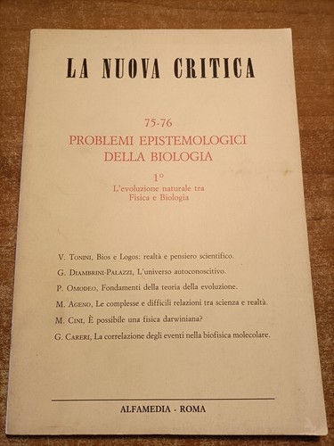 Problemi epistemologici della - epistemologici,