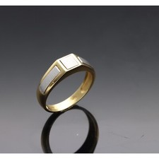 Anello uomo in oro giallo 750