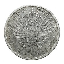 [NC] VITTORIO EMANUELE III - 2 LIRE 1902 - RARA - BB (nc071c)