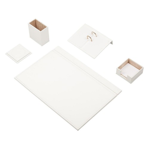 Set scrivania pelle con - scrivania,