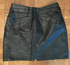 Minigonna vintage in pelle