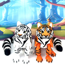 2 Pezzi Tigre Flexi Stampata