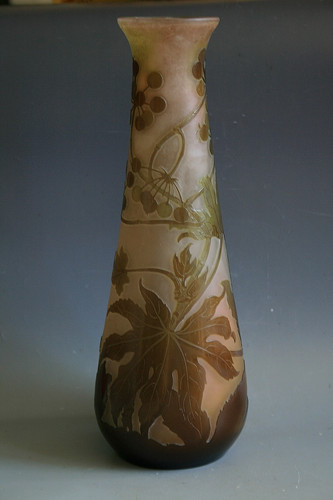 Antico vaso vetro acidato - vaso,