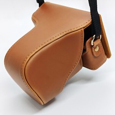 Custodia fotocamera in pelle