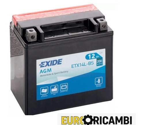Batteria moto exide agm - moto,