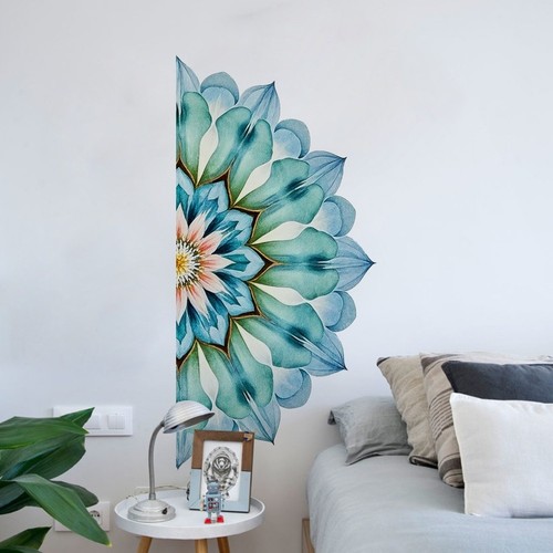 Adesivo murale fiore mandala