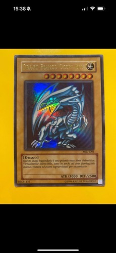 Yugioh drago bianco occhi blu - bianco,
