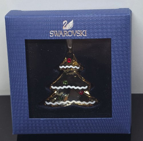 Swarovski albero natale oro - swarovski,