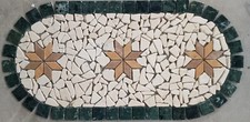 ROSONE MOSAICO MARMO pavimenti interni o esterni 90X45X1 cm COD. RUDL
