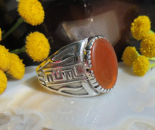 Anello orientale onice - Ω,