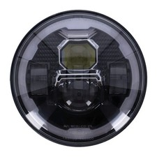 7" LED Headlight With Halo