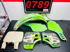 KIT PLASTICHE SENZA PARAFANGO KAWASAKI KX 500 DAL 1988 IN POI ANT AGGIORNATO (AL