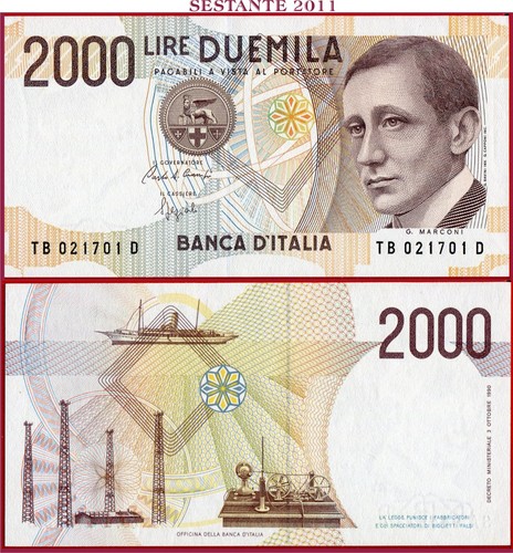 Italy 000 2000 lire - italy, 2.000
