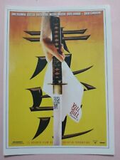 KILL BILL - VOLUME 1 -FILM CARTOLINA CIAK 2003 MINI LOCANDINA, POSTER, MANIFESTO