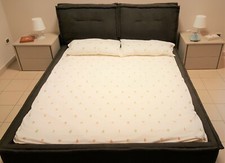 Elegante camera matrimoniale moderna completa armadio settimino letto comodini