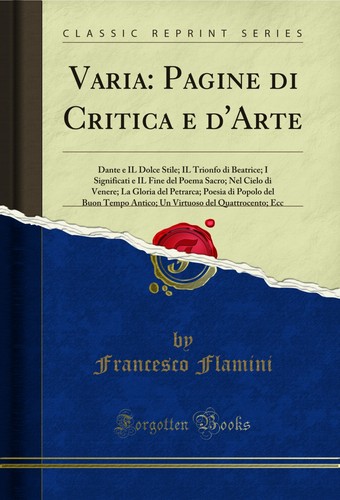 Varia pagine critica e - pagine,