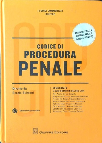 Codice procedura penale - procedura,