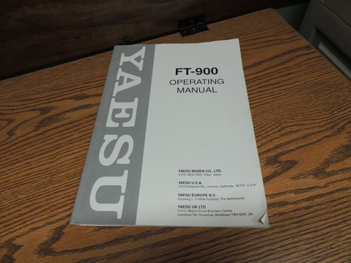 Manuale yaesu originale - manuale,
