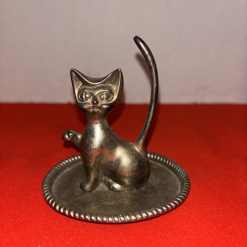 Porta anelli gatto vintage