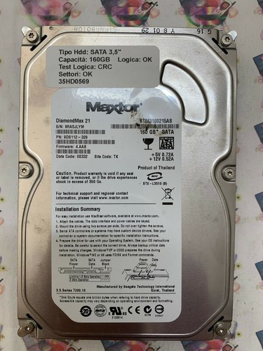 Hard disk usato sata - disk,