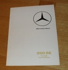 Brochure Mercedes 250 SE