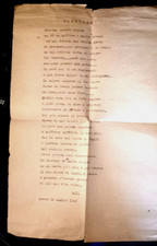 SEZZE 14 7 1945 POESIA DATTILOSCRITTA IGNAZIO RICCI COND MODESTE