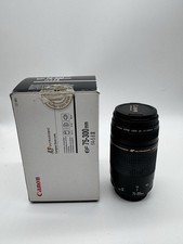 Canon EF 75-300mm Ultrasonic F/4-5.6 II teleobiettivo Ultrasonic Lena obiettivo
