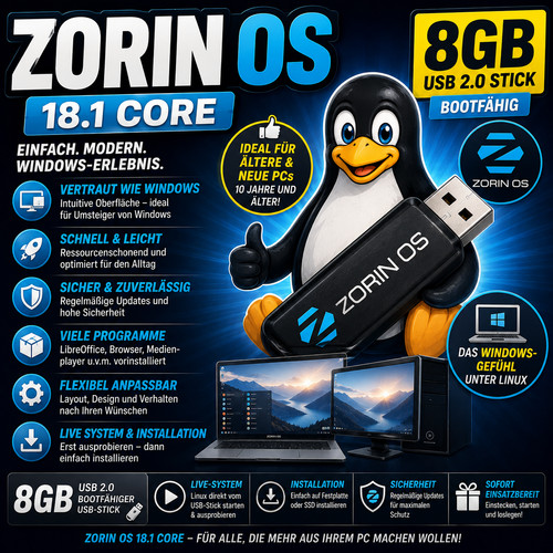 Zorin core chiavetta - core,