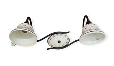 Lampade da Muro Applique Doppie In Ceramica Serie Impronte Verde Wald