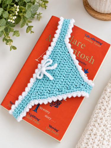 Handmade crochet bookmark book - handmade,