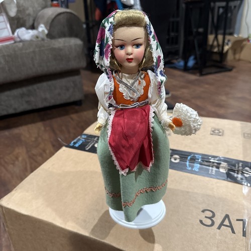 Bambola folk italiana vintage - folk,